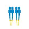 Lanberg patchcord światłowód SM SC/UPC-SC/UPC DUPLEX 3mm LSZH G657A1 żółty (10m) [FO-SUSU-SD11-0100-YE]