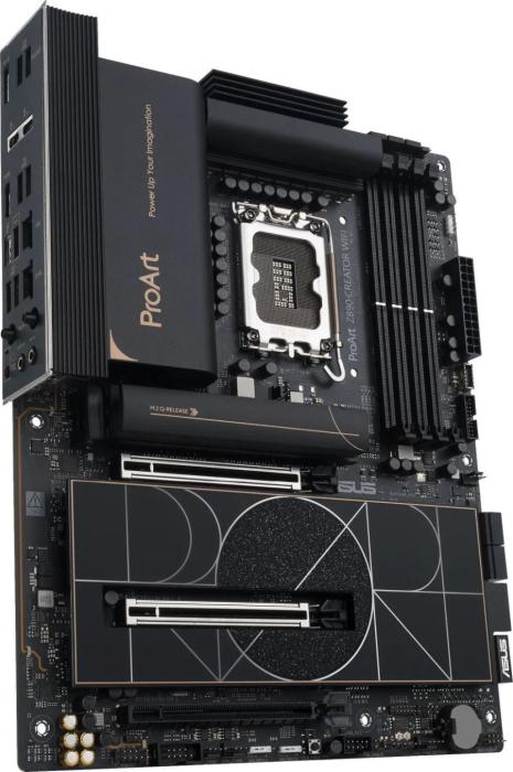 Asus PROART Z890-CREATOR WIFI [S1851, 4xDDR5 do 9066MHz, (HDMI 2.1, DP 2.1) (5xM.2, 2xPCIe 5.0 x16, 2xPCIe 4.0 x16 (x4)), WiFi7, BT 5.4, ATX]