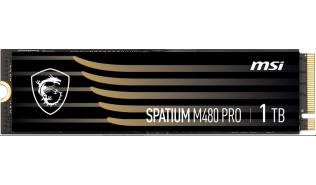 MSI Spatium M480 Pro 1TB SSD M.2 2280 PCIe Gen4x4 NVMe (7400/6000 MB/s) [S78-440L1G0-P83]