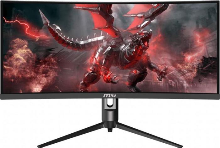 29.5’’ MSI Optix MAG301CR2 (VA zakrzywiony 1500R, 2560x1080, 300, 1ms, 103% sRGB, 200Hz) (2xHDMI 2.0, DP 1.2, USB-C) pivot, czarny