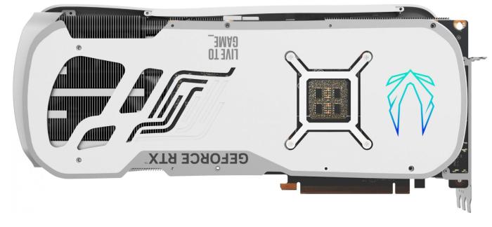 GeForce PCI-E RTX4090 Zotac 24GB GDDR6X Trinity OC White [ZT-D40900Q-10P] (1xHDMI 2.1, 3xDP 1.4a) (384-bit, PCI-E 4.0)