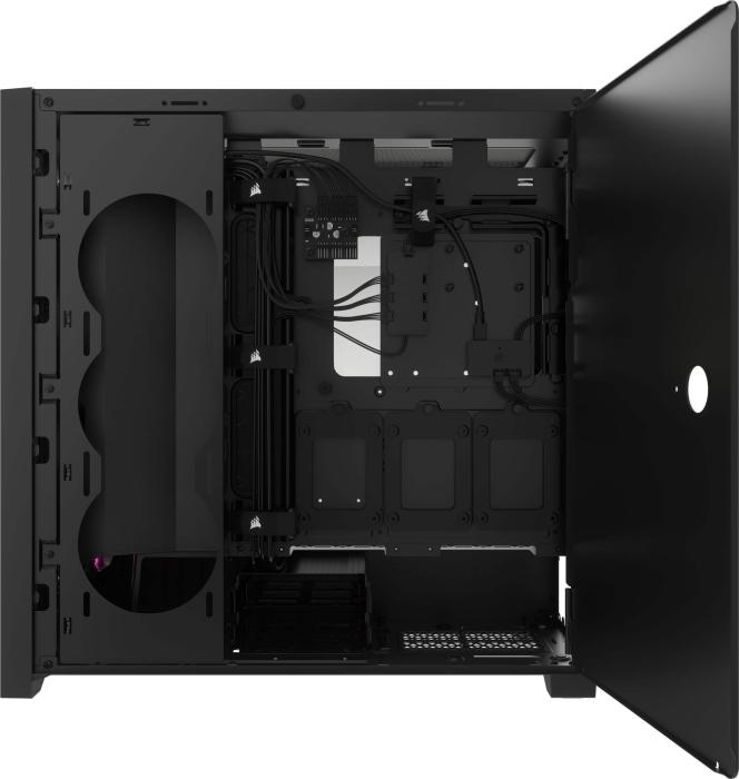 Corsair iCUE 5000D RGB Airflow Tempered Glass Mid-Tower Black (szkło hartowane) (2x2.5, 2x3.5/2.5) (2xUSB 3.2 Gen1, 1xUSB-C Gen1)  [CC-9011242-WW]