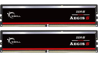 DDR5 64GB (2x32GB) 5200 MHz G.Skill Aegis 5 Black CL40 XMP 3.0 AMD EXPO 40-40-40-83 1.1V [F5-5200J4040A32GX2-IS]