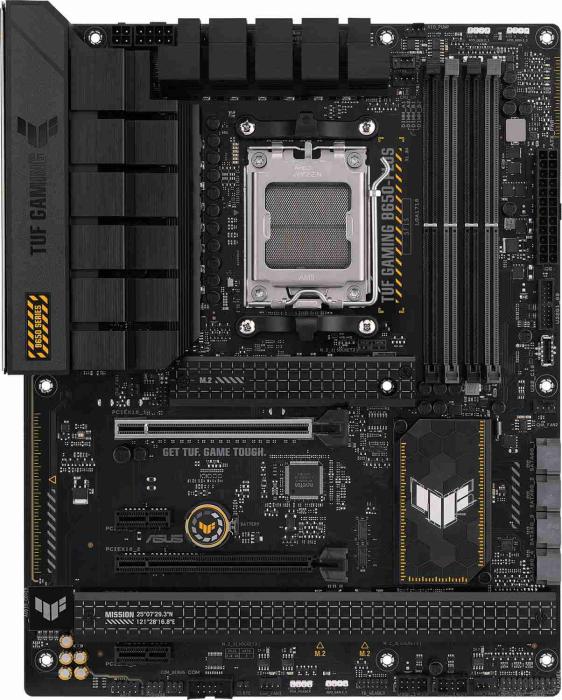 Asus TUF GAMING B650-PLUS (AMD B650) [AM5, 4xDDR5 do 7600MHz, (HDMI 2.1, DP 1.4) (3xM.2, 1xPCIe 4.0 x16, 1xPCIe 4.0 x16 (x4), 2xPCIe 4.0 x1), ATX]