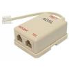 Filtr ADSL 2xRJ11 (telefon, modem) (biały)