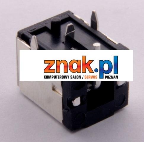 Gniazdo zasilania GNL05 do wtyczki 5.5x2.5mm do notebooków Acer 1670, Acer 1510, Asus M50s, S96S, Compaq Presario R3000, HP Pavilion ZD7000, Toshiba L30