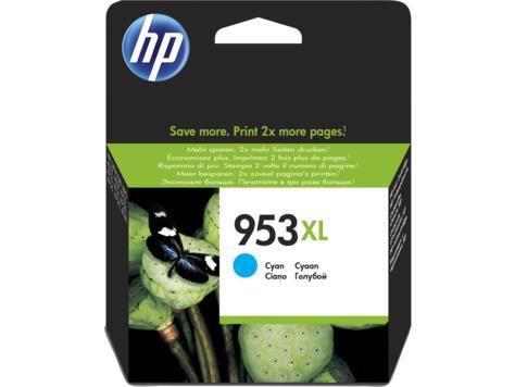 F6U16AE (953XL) - cyan, oryginalny wkład z atramentem HP, wydajność ok. 1600 stron (HP OfficeJet Pro, 8210, 8218, 8710, 8715, 8720, 8725, 8730, 8740, 7740)