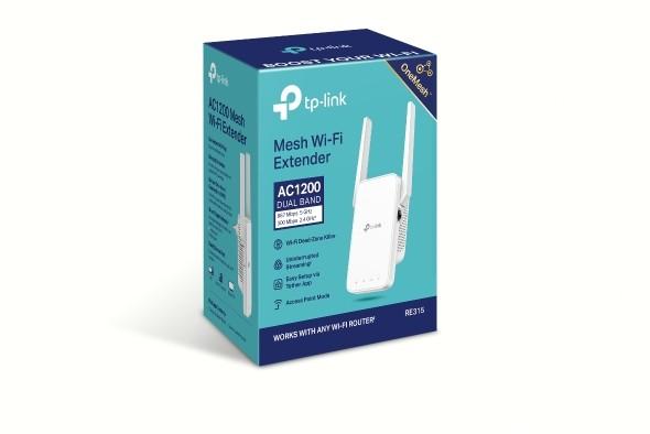 TP-Link Wireless Range Extender Wi-Fi 5 AC1200 Mesh [RE315]