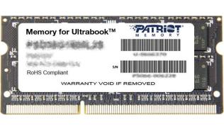 SO-DIMM DDR3 8GB 1600 MHz Patriot CL11 [PSD38G1600L2S]