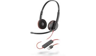 Poly Blackwire C3220 USB-A (czerwony kabel) [209745-201]