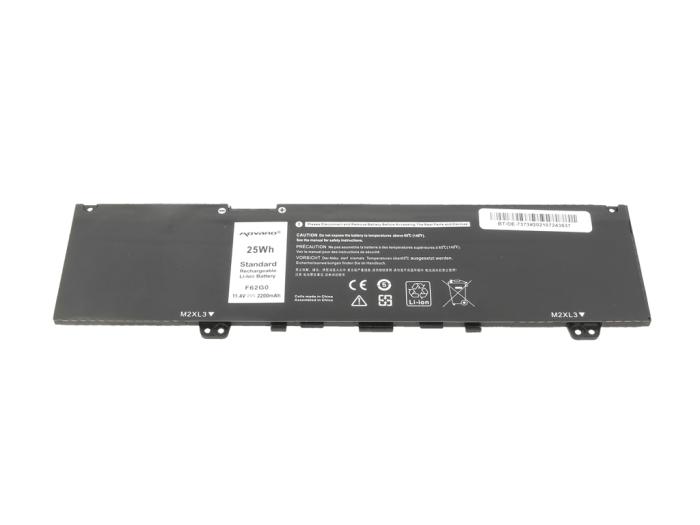 Movano bateria Dell Inspiron 13 7373, 7386 11.4V, 2200mAh [BT/DE-7373]