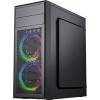 Gembird Fornax M100RGB (czarny) (szkło hartowane) (1x USB 3.0, 2x USB 2.0) (2x2.5, 2x3.5) [CCC-FC-M100RGB]