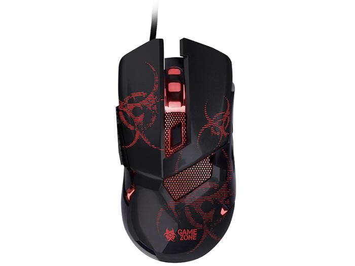 Tracer Gamezone Mortar 2400dpi (podświetlana) 2400dpi (optyczna, USB, 1, 6)