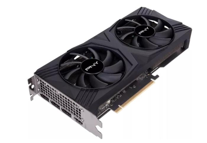 GeForce PCI-E RTX4060Ti PNY 8GB GDDR6 Verto Dual Fan OC DLSS 3 [VCG4060T16DFXPB1-O] (1xHDMI 2.1a, 3xDP 1.4a) (128-bit, PCI-E 4.0)