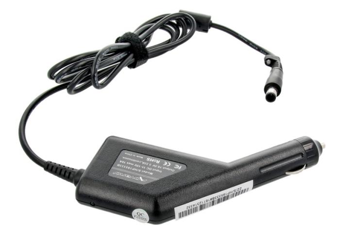 Movano zasilacz samochodowy do laptopa HP 19.5V / 3.33A / 65W z wtyczką 7.4x5.0 mm + PIN [HP195333B SAM]