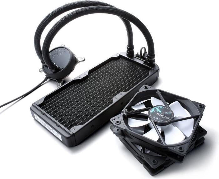Fractal Design Celsius S24 Black (chłodzenie wodne) (2x120 mm, 4-pin PWM) [FD-WCU-CELSIUS-S24-BK]