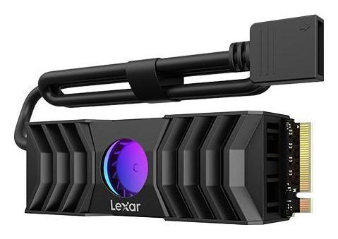 Lexar NM1090 Heatsink RGB 2TB SSD M.2 2280 PCIe Gen5x4 NVMe TLC (12000/11000 MB/s) [LNM1090002T-RNANG]