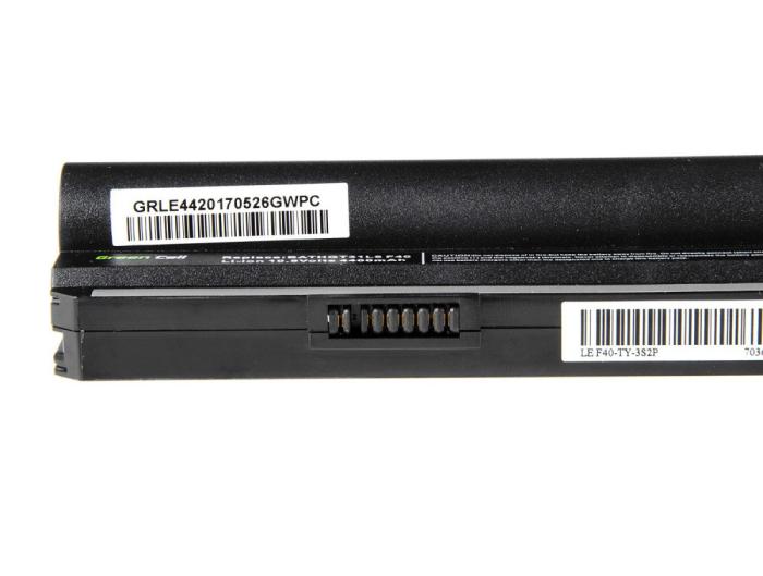 Green Cell bateria do Lenovo F40 F41 F50. 3000 Y400 Y410, 11.1V 4400mAh [LE44]