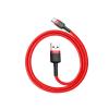 Baseus kabel szybkiego ładowania i transmisji (Fast Charge) USB-C (M) / USB (M) (1.0 m) (czerwony) [CATKLF-B09]