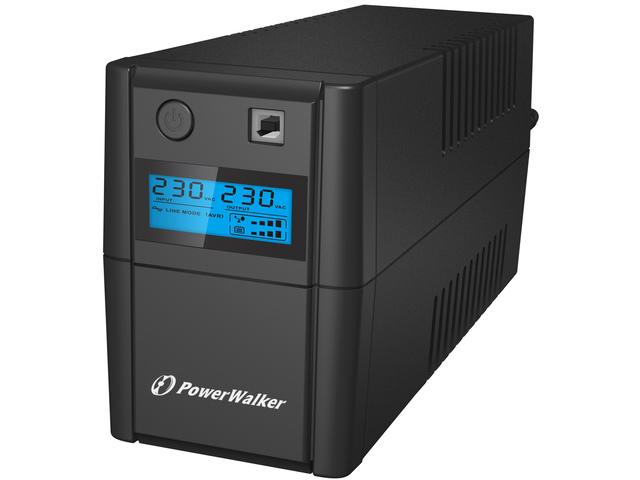 UPS POWERWALKER LINE-INTERACTIVE 650VA, 4X IEC, RJ11 IN/OUT, USB, LCD [VI 650 SHL IEC]