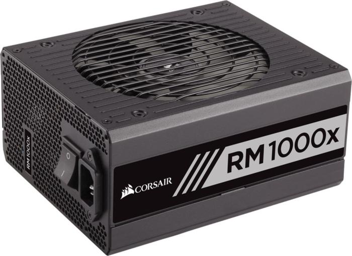 Corsair RM1000x (1000W) (1x135mm) Modularny 80+Gold (CPU 3x4+4) (PCI-E 6x6+2) (8xMolex, 14xSATA) [CP-9020201-EU]