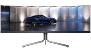 (49) 48.8 AOC PD49 (QD-OLED zakrzywiony, 5120x1440, 1000, 0.03ms, 99% sRGB, HDR10, 240Hz) (2xHDMI 2.1, 2xDP 1.4, USB-C/DP PD 90W, 3xUSB-A 3.2) głośniki (2x15W) , czarny