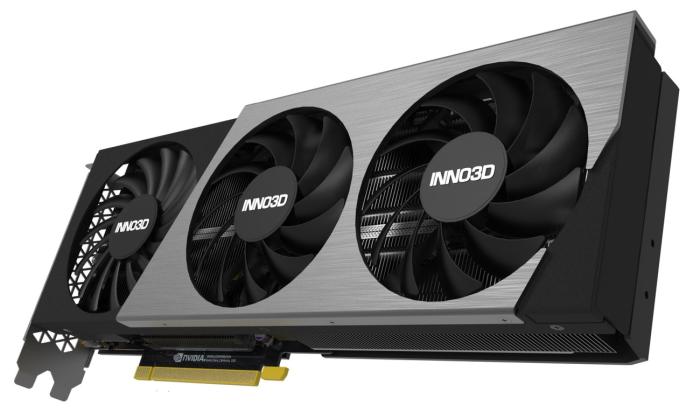 GeForce PCI-E RTX4070 INNO3D 12GB GDDR6X Twin X3 OC [N40703-126XX-185252L] (1xHDMI 2.1a, 3xDP 1.4a) (192-bit, PCI-E 4.0)