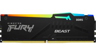 DDR5 32GB 5200 MHz Kingston Fury Beast RGB CL40 40-40-40 1.25V [KF552C40BBA-32]