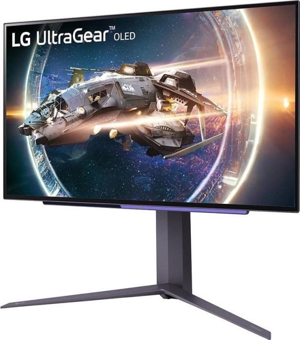 27’’ LG 27GR95QE-B (IPS LED, 2560x1440, 1000, 0.03ms, 240Hz) (2xHDMI, DP, USB 3.0) czarny