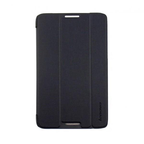 Etui + folia ochronna + czyścik Lenovo do A3500 ciemno niebieskie (A7-50) [888-016548]