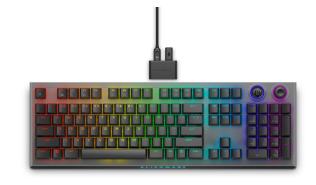 Dell AW920K Alienware Tri-Mode Wireless/Bluetooth BT (AlienFX na klucz RGB / 16.8 miliona kolorów) [545-BBFK]