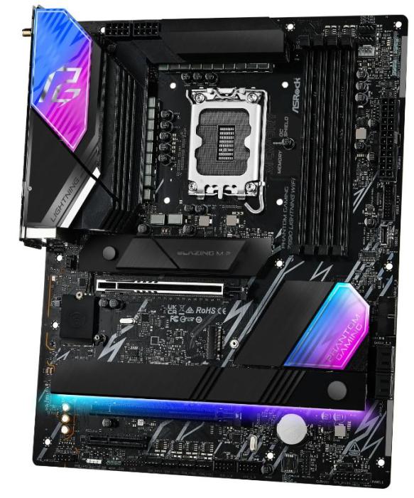 Asrock Z890 Lightning WiFi [S1851, 4xDDR5 do 9466MHz, (HDMI 2.1) (4xM.2, 1xPCIe 5.0 x16, 1xPCIe 4.0 x16 (x4), 1xPCIe x4), WiFi7, BT 5.4, ATX]