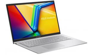 Asus VivoBook 17 [X1704VA-AU582] 10-Core i5-1334U /17.3 1920x1080 matowa IPS / 16GB DDR4 / 512GB / Iris Xe / pk białe / 2.1kg / brak systemu (srebrny)