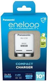 Ładowarka Panasonic Compact + 2x AA Eneloop 2000 mAh [K-KJ50MCD20E]