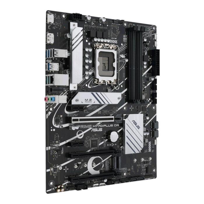 Asus PRIME H770-PLUS D4 (Intel H770) [S1700, 4xDDR4 do 5066MHz, (HDMI 2.1, DP 1.4) (3xM.2, 1xPCIe 5.0 x16, 2xPCIe 4.0 x4, 2xPCIe 3.0 x1), ATX]