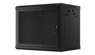 Lanberg szafa rack wisząca 19 9U 600X450 drzwi perforowane (czarny) [WF01-6409-23B]