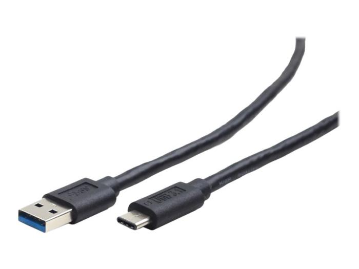 Gembird kabel USB-C Type-C (M) / USB 3.0 (M) (0.1 m) czarny [CCP-USB3-AMCM-0.1M]