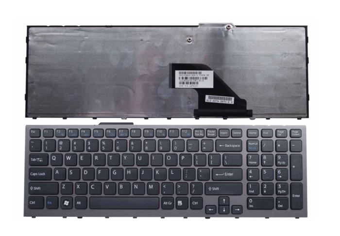 Klawiatura do notebooka Sony VAIO VPC-F11, VPCF11, VPC-F11M1EH, PCG-81113L, VPC-F12, VPC-F13 bez podświetlenia szara układ klawiszy US [ZN0163]