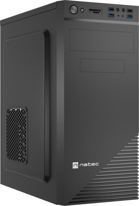 Natec Cabassu (2xUSb 2.0, 2xUSb 3.2 Gen1, czytnik kart) (3x2.5, 2x3.5, 1x3.5 zewnętrzna, 1x5.25 zewnętrzna) [NPC-1938]