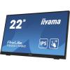 22’’ Iiyama T2251MSC-B1 (IPS dotykowy, 1920x1080, 250, 5 000 000:1, 7ms, 60Hz) (VGA, HDMI, DP, USB 2.0) (VESA) głośniki, czarny