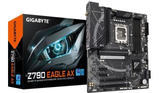 Gigabyte Z790 EAGLE AX (Intel Z790) [S1700, 4xDDR5 do 7600MHz (HDMI 2.1, DP 1.2) (3xM.2, 1xPCIe 5.0 x16, 1xPCIe 4.0 x16, 1xPCIe 4.0 x16 (x4), 1xPCIe x16 (x1), 2xPCIe 3.0 x1), WiFi 6E, BT 5.3, ATX]