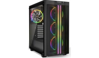 be quiet! Pure Base 500 FC Black ATX Midi (szkło hartowane) (3x120mm, 1x140mm) (1xUSB 3.2 Gen1, 1xUSB-C 3.2 Gen2, 2xJack) (4x2.5, 2x3.5) [BGW43]