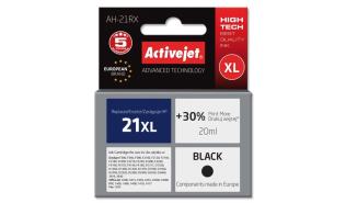 AH-21RX (21) - czarny wkład z atramentem ActiveJet, 20 ml (zamiennik C9351AE) (hp deskjet 3910, 3915, 3920, 3930, 3940, 3940v, d1320, d1330, d1341, d1360, d1460, d1470, d1560, d2360, F380, F2180)