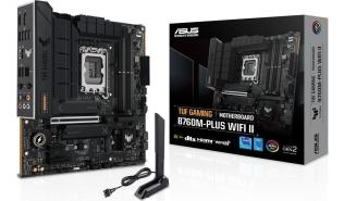 Asus TUF GAMING B760M-PLUS WIFI II (Intel B760) [S1700, 4xDDR5 do 7800MHz, (HDMI 2.1, DP 1.4) (3xM.2, 1xPCIE 5.0 x16, 1xPCIe 4.0 x4, 1xPCIe 3.0 x1), WiFi 6E, BT 5.3, micro ATX]
