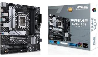 Asus PRIME B660M-A D4-CSM (Intel B660) [S1700, 4xDDR4 do 5333MHz, (2xHDMI 2.1, DP 1.4) (2xM.2, 1xPCIe 4.0 x16, 1xPCIe 3.0 x16 (x4), 1xPCIe 3.0 x16 (x1)), micro ATX]