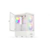 Krux Vako RGB White (szkło hartowane) (2xUSB 2.0, 1xUSB 3.2 Gen1) (2x2.5, 1x3.5, 1x3.5/2.5) [KRXD005]