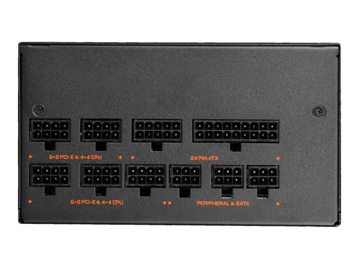 Gigabyte AORUS (850W) (1x135mm) Modularny 80+Gold (CPU 2x4+4) (PCI-E 6x6+2) (3xMolex, 6xSATA) [GP-AP850GM]