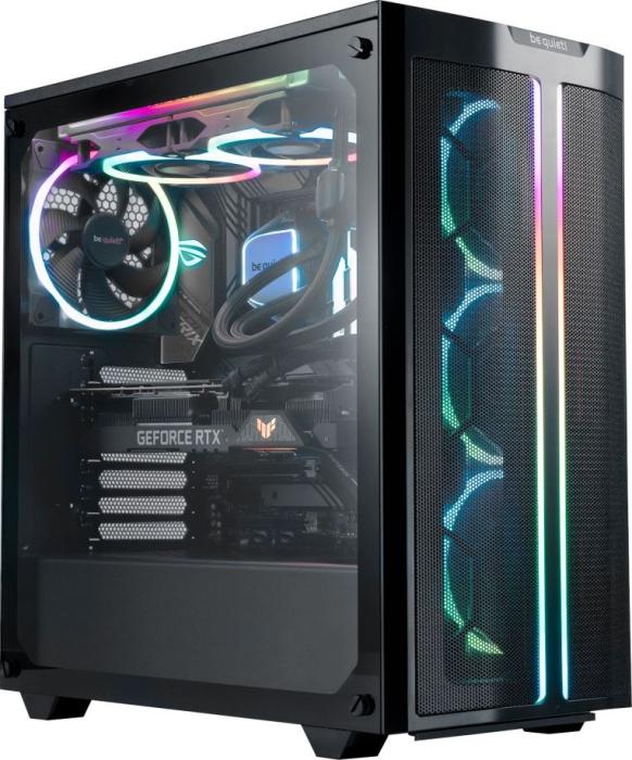 be quiet! Pure Base 500 FC Black ATX Midi (szkło hartowane) (1xUSB 3.2 Gen1, 1xUSB-C 3.2 Gen2) (4x2.5, 2x3.5) [BGW43]
