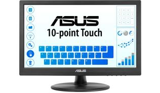 (15.6) Asus VT169HE (IPS dotykowy, 1920x1080, 220, 5ms, 60Hz)(VGA, HDMI 1.4) czarny