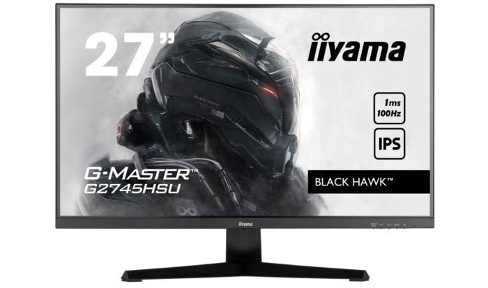 27’’ Iiyama G-Master G2745HSU-B1 (IPS LED, 1920x1080, 250, 1ms, 100Hz) (HDMI, DP, 2xUSB 2.0, USB 2.0 Typu-B, Audio) czarny, głośniki
